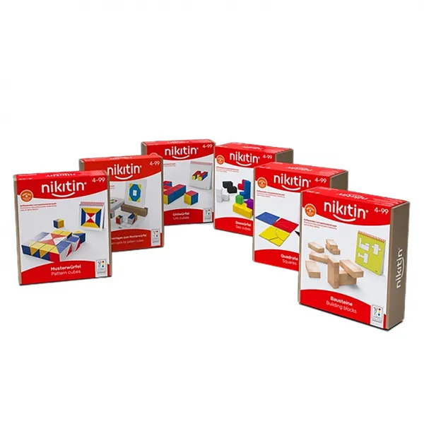 Das Nikitin - Basispaket N1 bis N5 u. Rastervorlage Förderspiele Lernspiele